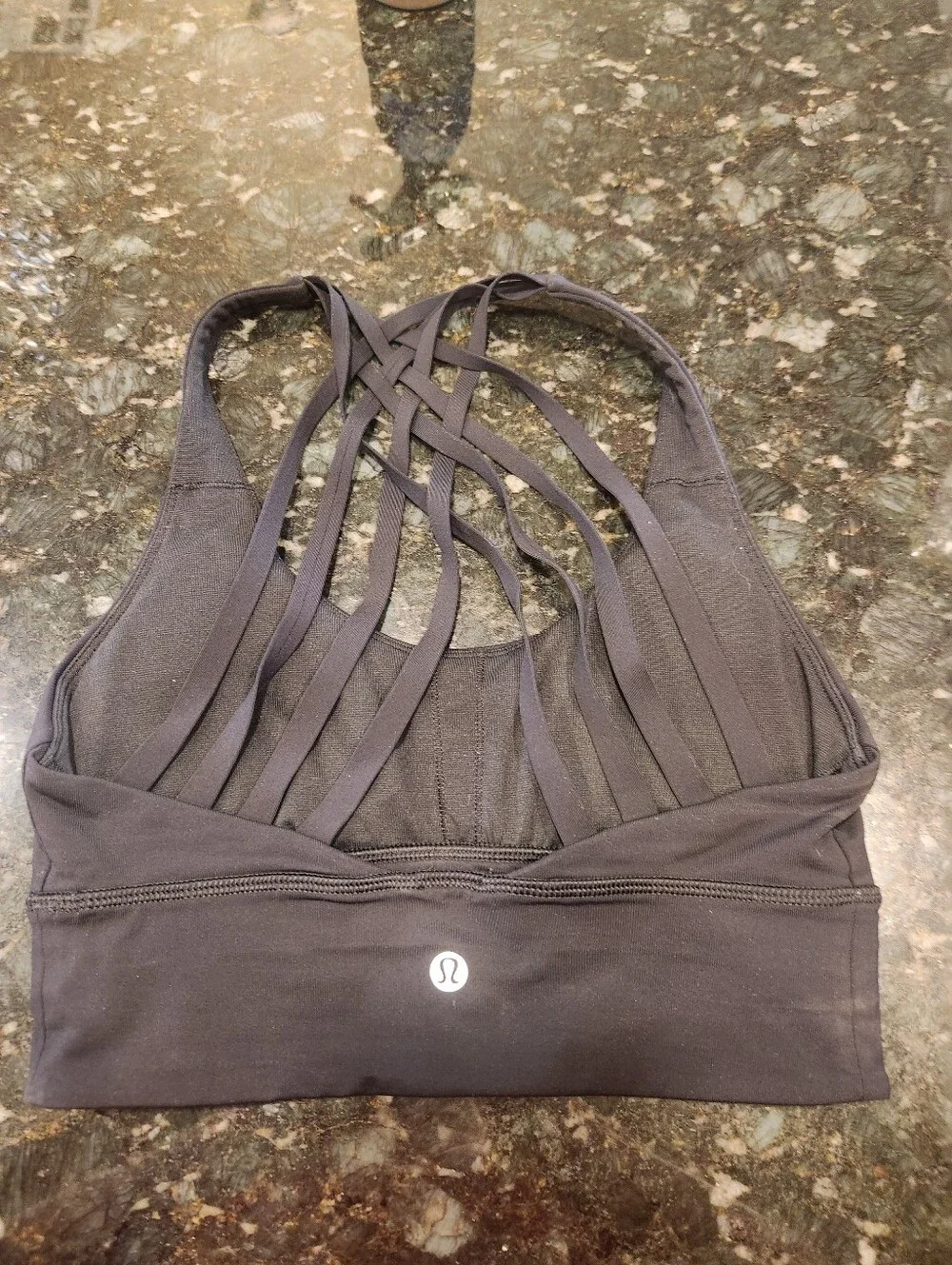 🖤 Black Lululemon Sports Bra Free To Be Longline